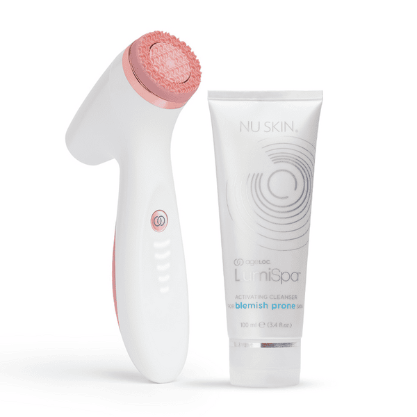 Kit de limpieza ageLOC LumiSpa iO Rose Gold – Piel propensa a las imperfecciones